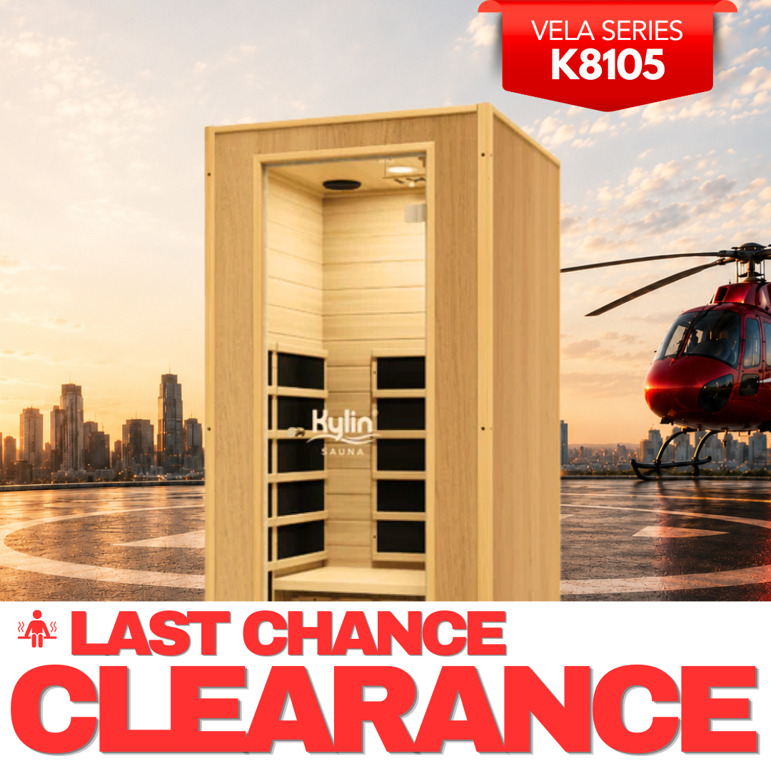 Kylin Low EMF Modern Carbon Far Portable Sauna 1 person - K8105