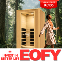 Kylin Low EMF Modern Carbon Far Portable Sauna 1 person - K8105