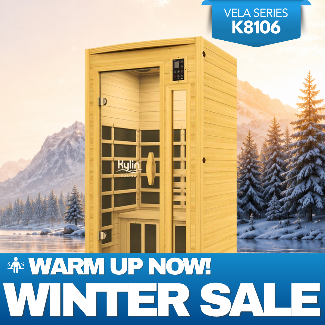Kylin Low EMF Carbon Infrared Sauna 1 Person - K8106