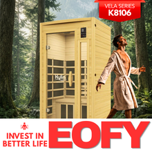 Kylin Low EMF Carbon Infrared Sauna 1 Person - K8106