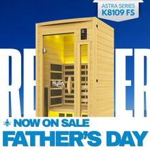 Kylin Full Spectrum Low EMF Carbon Infrared Sauna 1 Person - K8109 FS