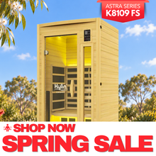 Kylin Full Spectrum Low EMF Carbon Infrared Sauna 1 Person - K8109 FS