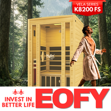 Kylin Full Spectrum Low EMF Carbon Far Infrared Sauna 2 people - K8200 FS