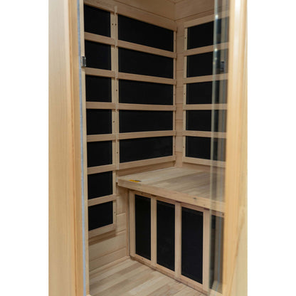 Kylin Low EMF Modern Carbon Far Infrared Sauna 2 person - K8201