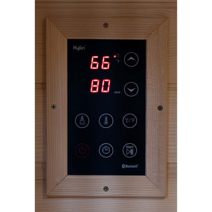 Kylin Low EMF Modern Carbon Far Infrared Sauna 2 person - K8201