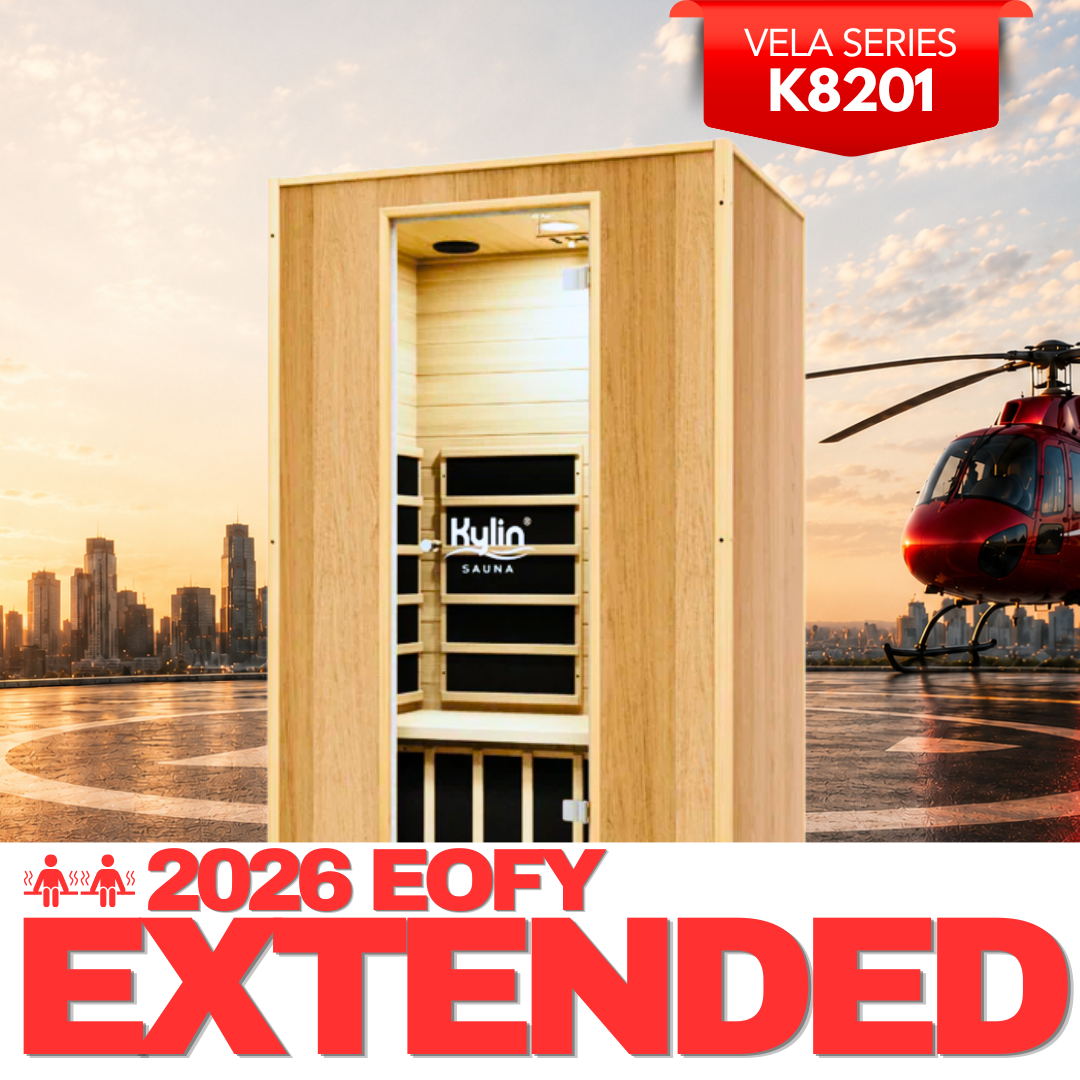 Kylin Low EMF Modern Carbon Far Infrared Sauna 2 person - K8201