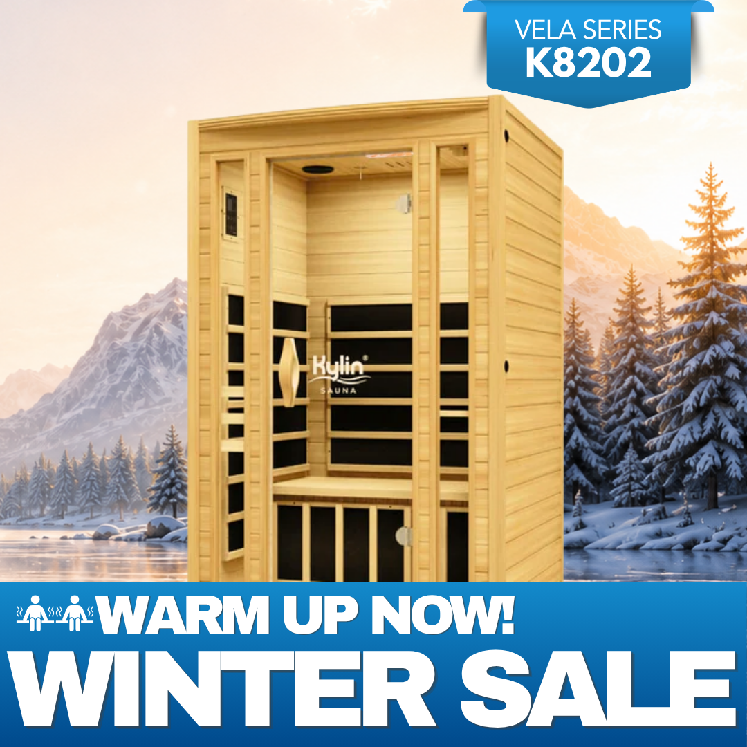Kylin Low EMF Premium Carbon Far Infrared Sauna 2 people - K8202