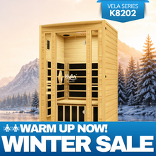Kylin Low EMF Premium Carbon Far Infrared Sauna 2 people - K8202