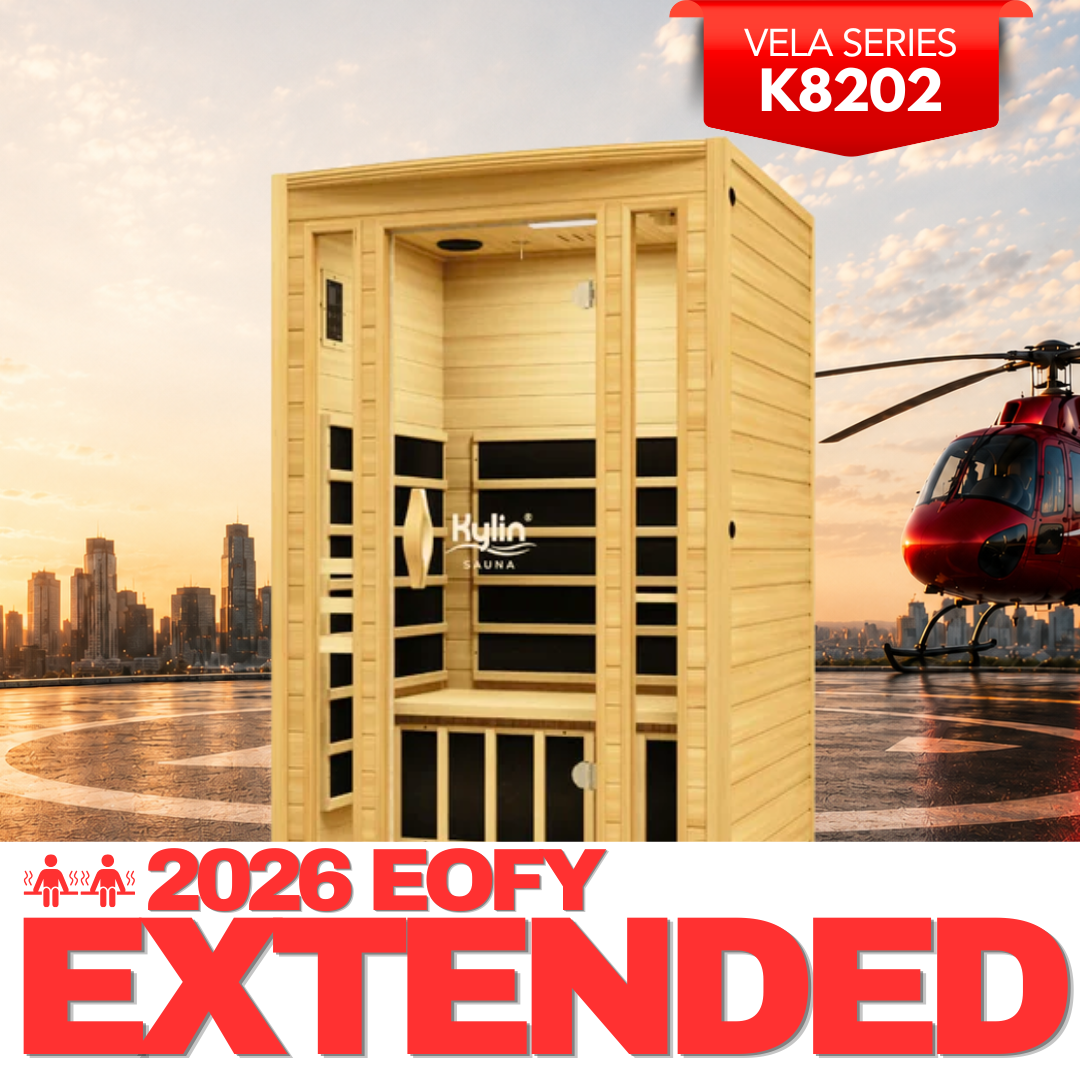 Kylin Low EMF Premium Carbon Far Infrared Sauna 2 people - K8202