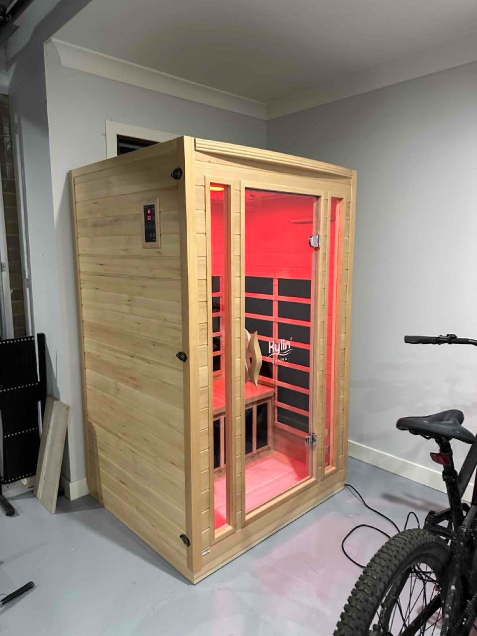 Kylin Ultra Low EMF Carbon Far Infrared Sauna 2 people - K8203 Low EMF
