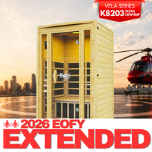 Kylin Ultra Low EMF Carbon Far Infrared Sauna 2 people - K8203 Low EMF