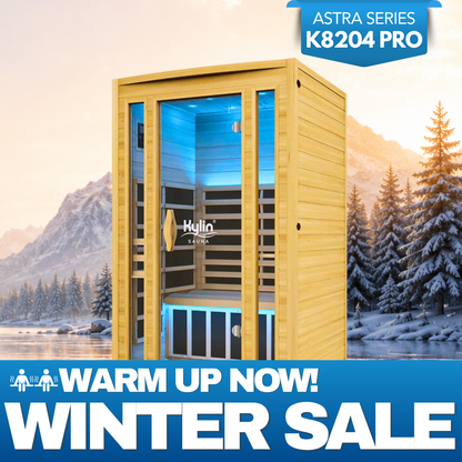 Kylin Superior Ultra Low EMF Carbon Far Infrared Sauna 2 people - K8204 PRO