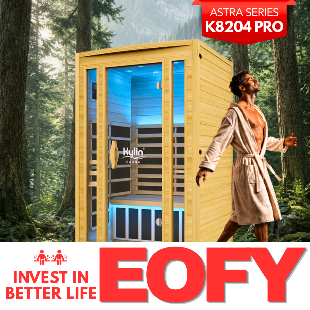Kylin Superior Ultra Low EMF Carbon Far Infrared Sauna 2 people - K8204 PRO