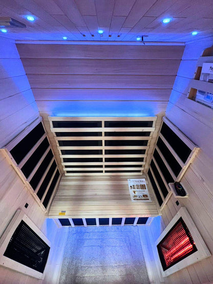 Kylin Full Spectrum Low EMF Carbon Far Infrared Sauna 2 people - K8205 FS