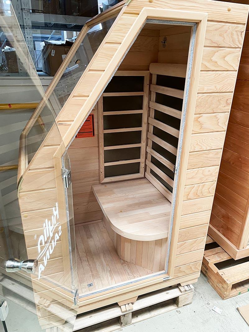 Kylin Compact Carbon Fibre Portable Sauna 1 Person Home Sauna KY-1D6/K8101