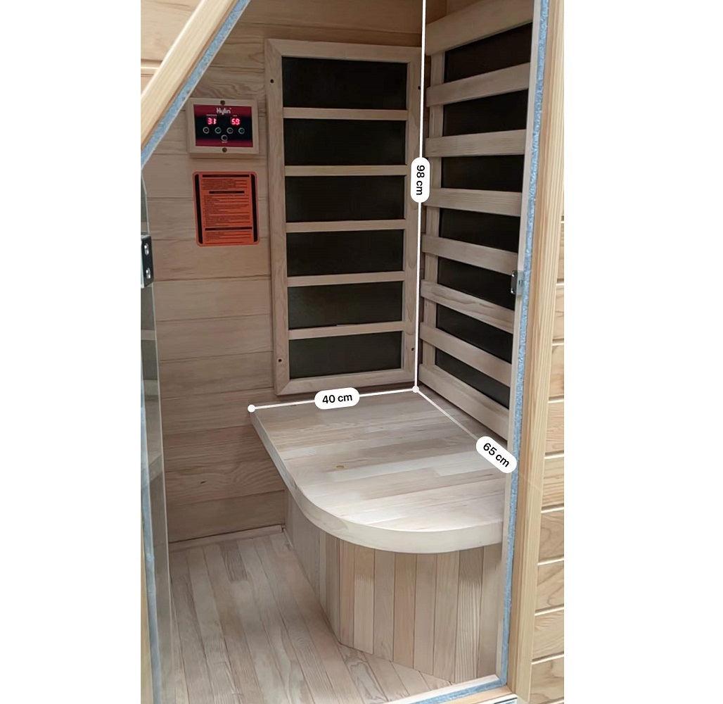 Kylin Compact Carbon Fibre Portable Sauna 1 Person Home Sauna KY-1D6/K8101