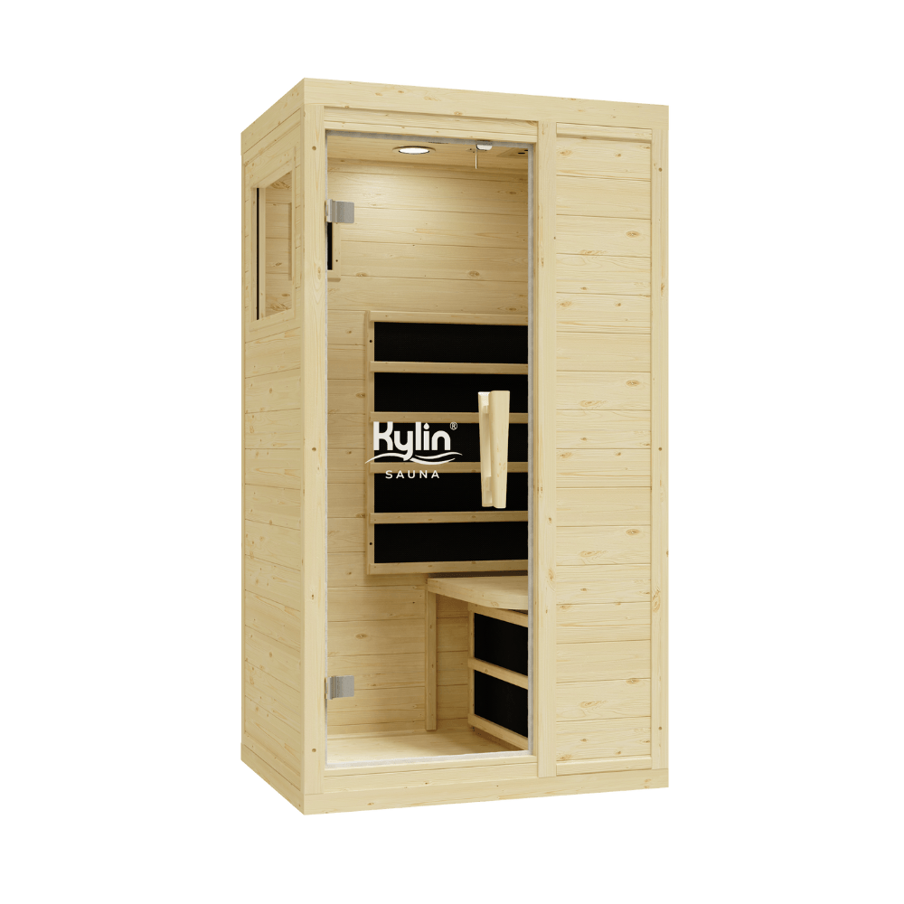 Kylin Nordic Spruce Carbon Infrared Sauna 1 Person KY-1E5