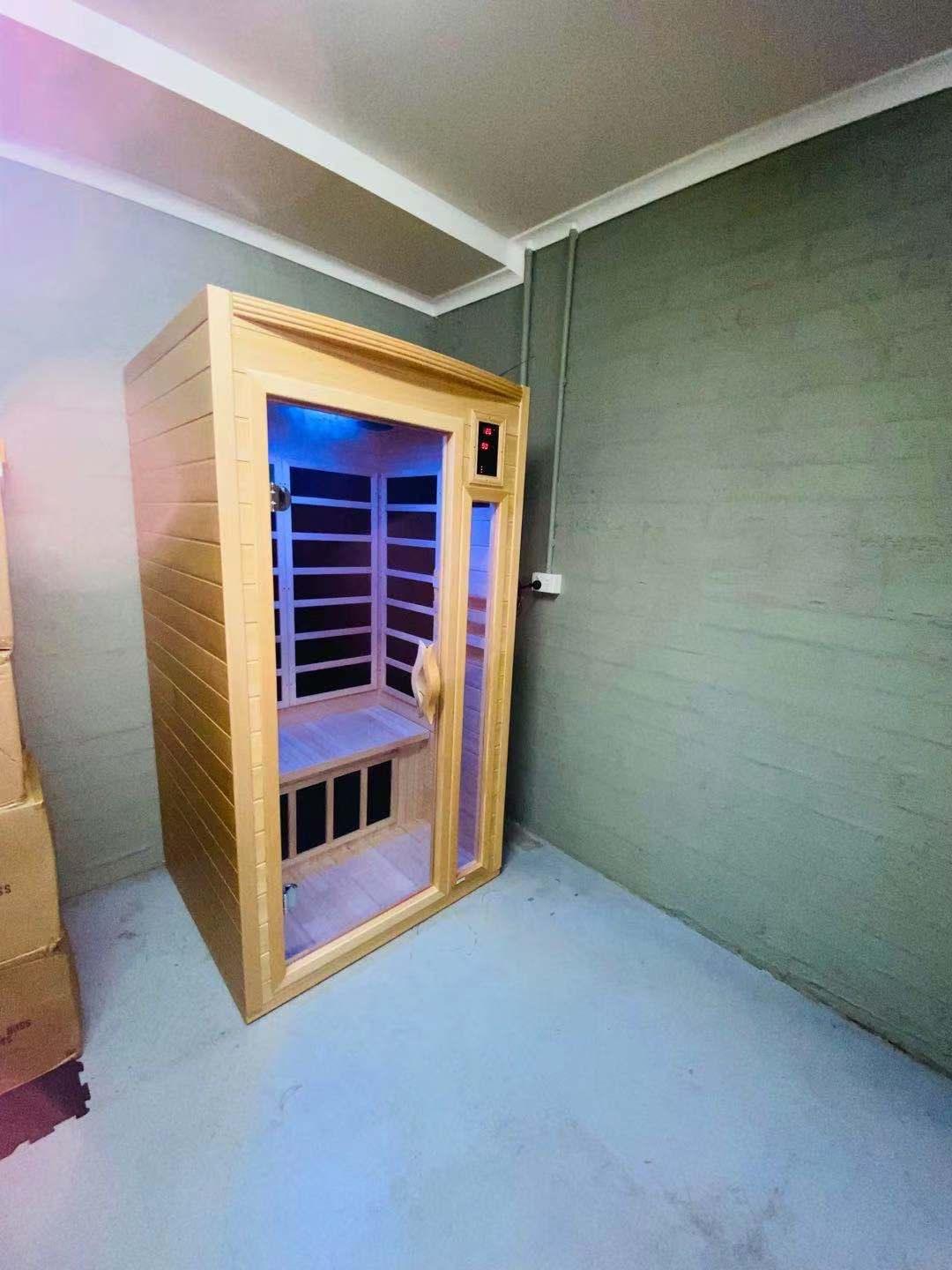 Kylin Low EMF Carbon Fibre Infrared Sauna 1 Person KY-023LB (DEMO ONLY)
