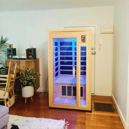 Kylin Low EMF Carbon Fibre Infrared Sauna 1 Person KY-023LB (DEMO ONLY)