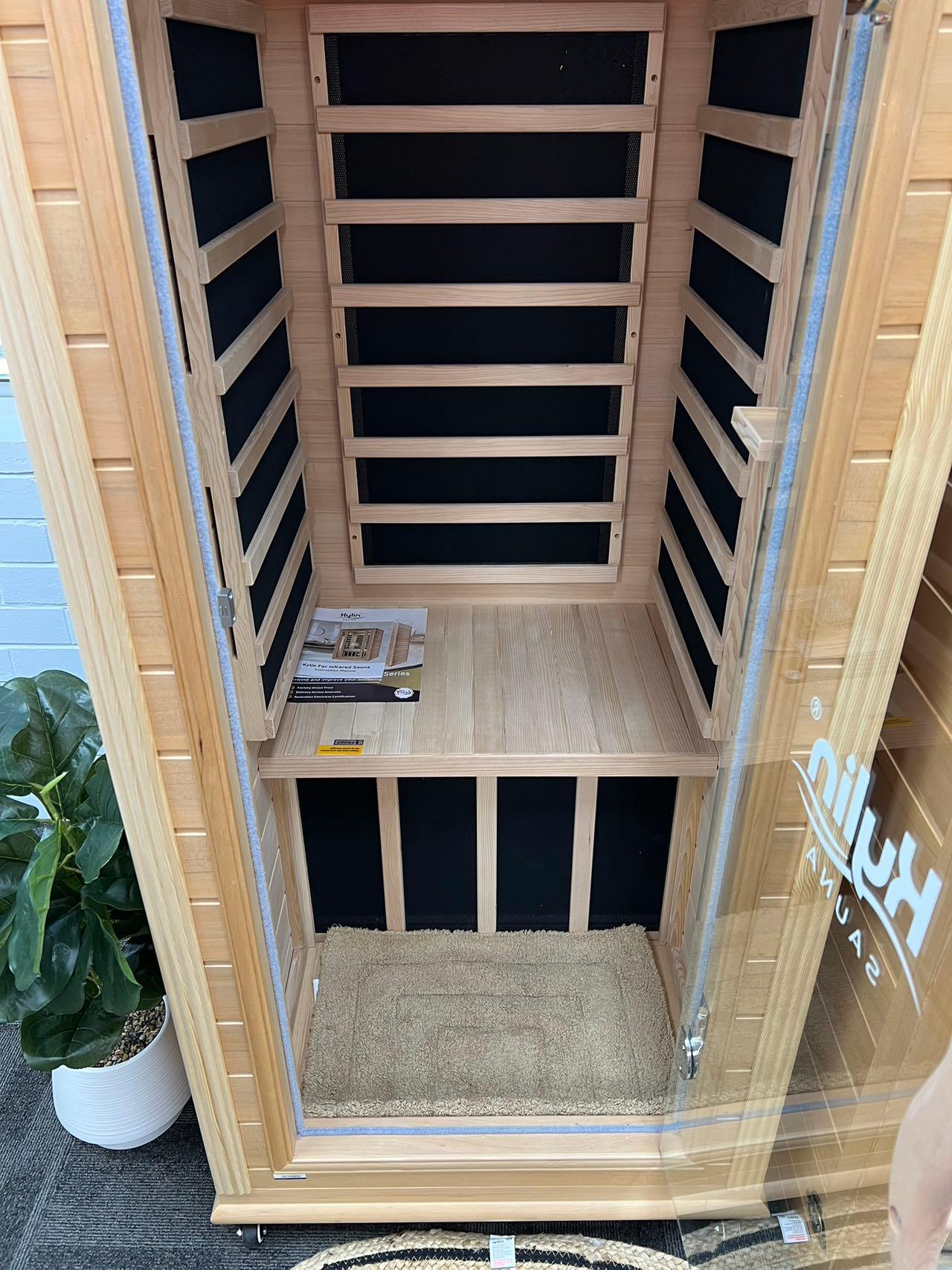 Kylin Portable Low EMF Carbon Fibre Heating Far Infrared Sauna 1 Person K8102