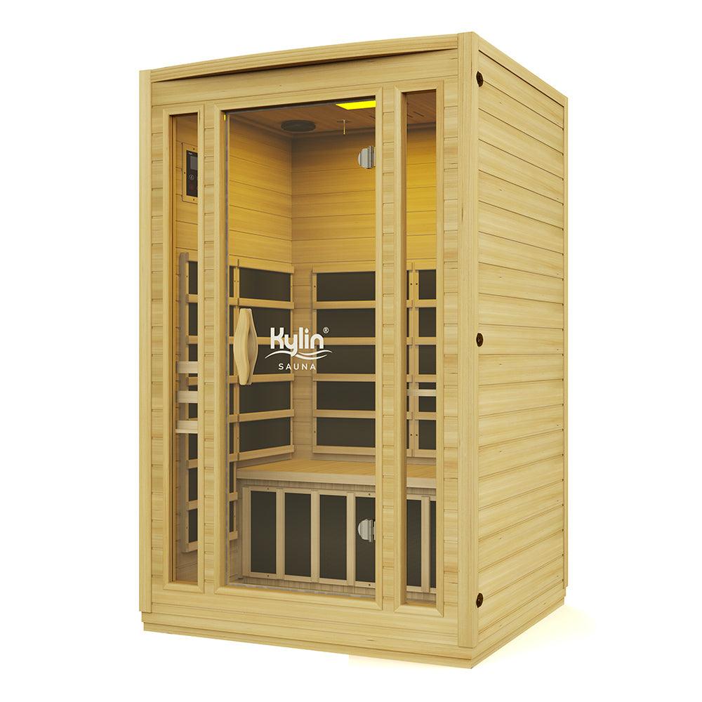 Kylin Ultra Low EMF Carbon Far Infrared Sauna 2 people - K8203 Low EMF