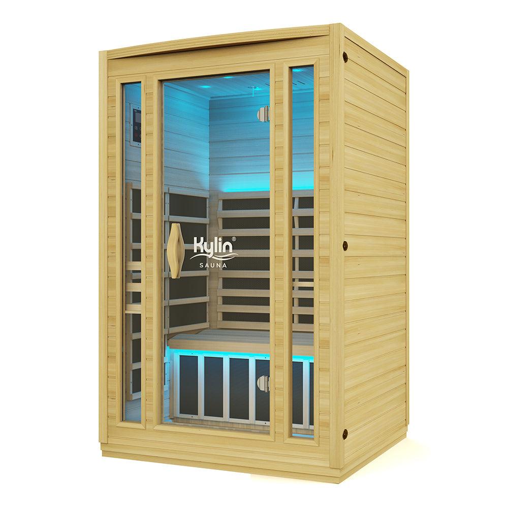 Kylin Superior Ultra Low EMF Carbon Far Infrared Sauna 2 people - K8204 PRO