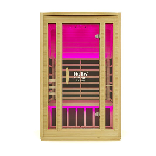 Kylin Full Spectrum Low EMF Carbon Far Infrared Sauna 2 people - K8205 FS