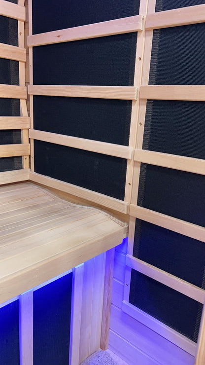 Kylin Ultra Low EMF Carbon Infrared Sauna 1 Person - K8108 PRO