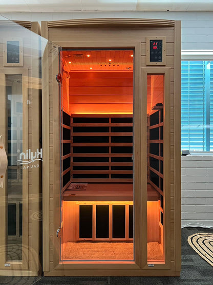 Kylin Ultra Low EMF Carbon Infrared Sauna 1 Person - K8108 PRO