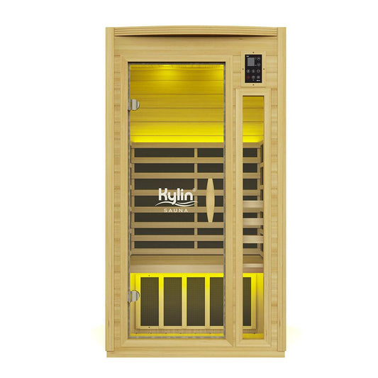 Kylin Full Spectrum Low EMF Carbon Infrared Sauna 1 Person - K8109 FS