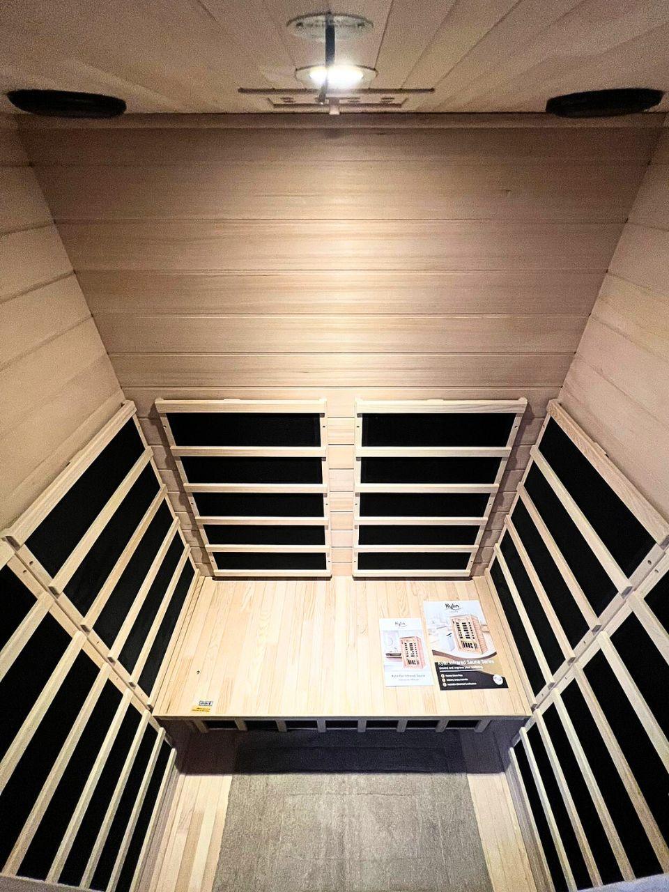 Kylin Low EMF Modern Carbon Far Infrared Sauna 2 person - K8201