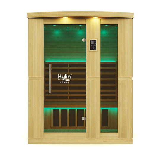 Kylin Superior Ultra Low EMF Carbon Far Infrared Sauna 3 person - K8402 PRO