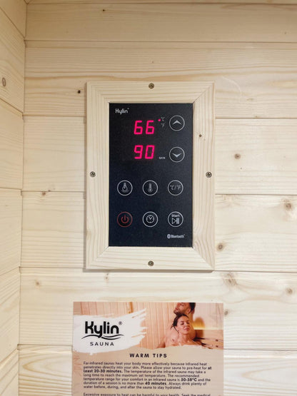 Kylin Nordic Spruce Carbon Infrared Sauna 1 Person KY-1E5