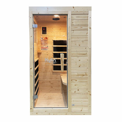 Kylin Nordic Spruce Carbon Infrared Sauna 1 Person KY-1E5