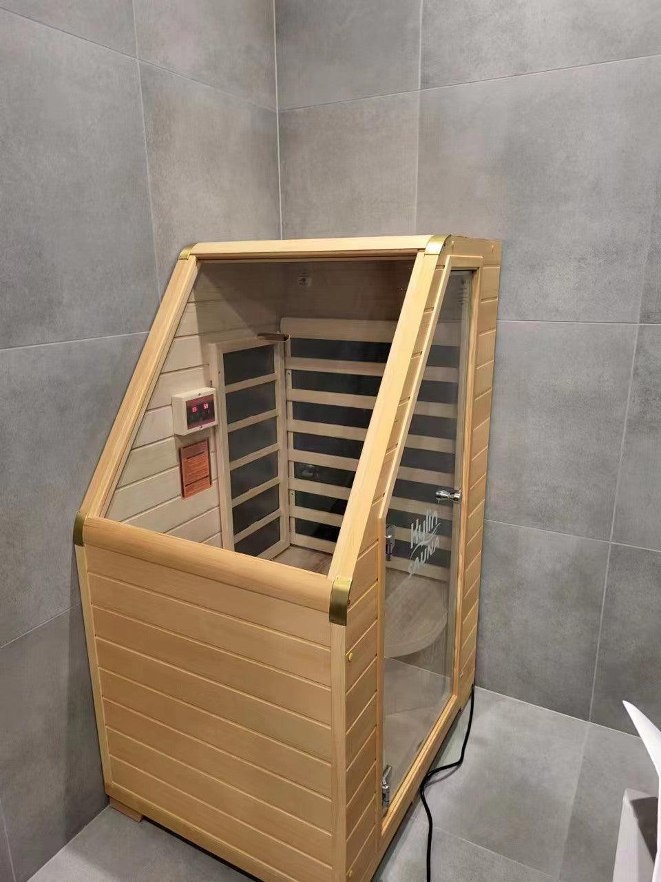 Kylin Compact Carbon Fibre Portable Sauna 1 Person Home Sauna KY-1D6/K8101