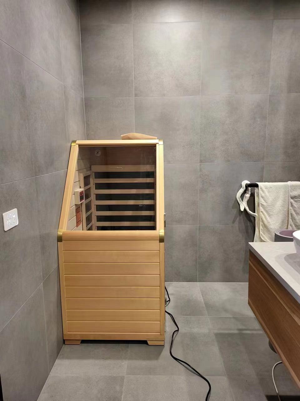 Kylin Compact Carbon Fibre Portable Sauna 1 Person Home Sauna KY-1D6/K8101