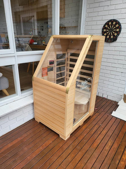 Kylin Compact Carbon Fibre Portable Sauna 1 Person Home Sauna KY-1D6/K8101