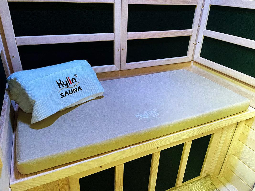 Kylin Sauna Seating Cushion Mat for 1 person sauna (M) 85*40*5 - Light Brown