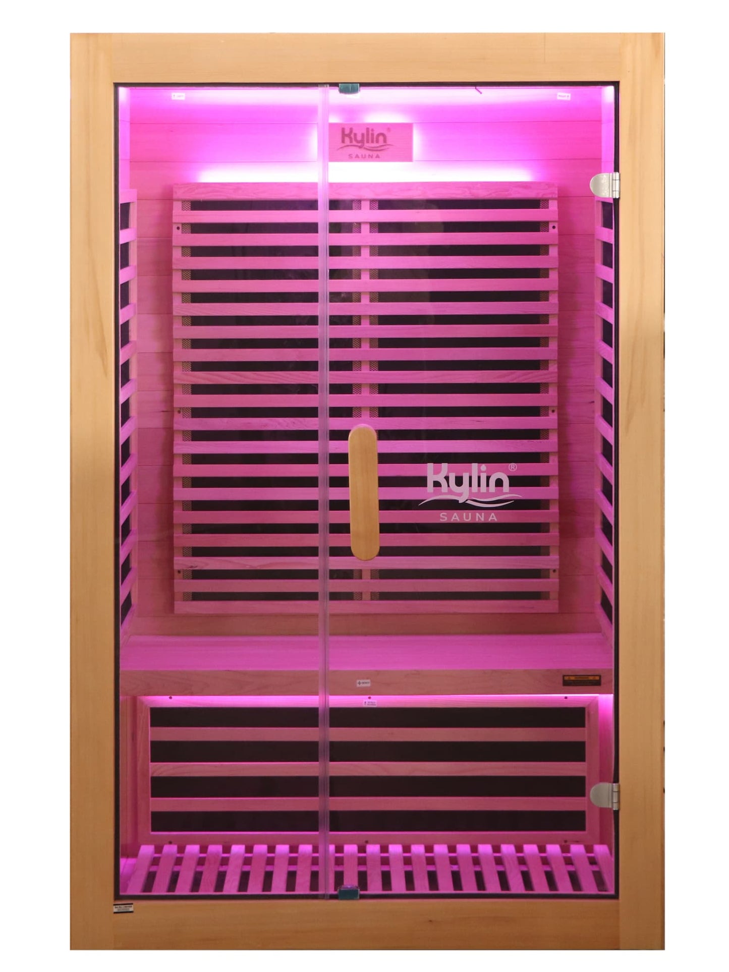 Kylin Low EMF Carbon Infrared Sauna 2 Person with floor heater H6201-F