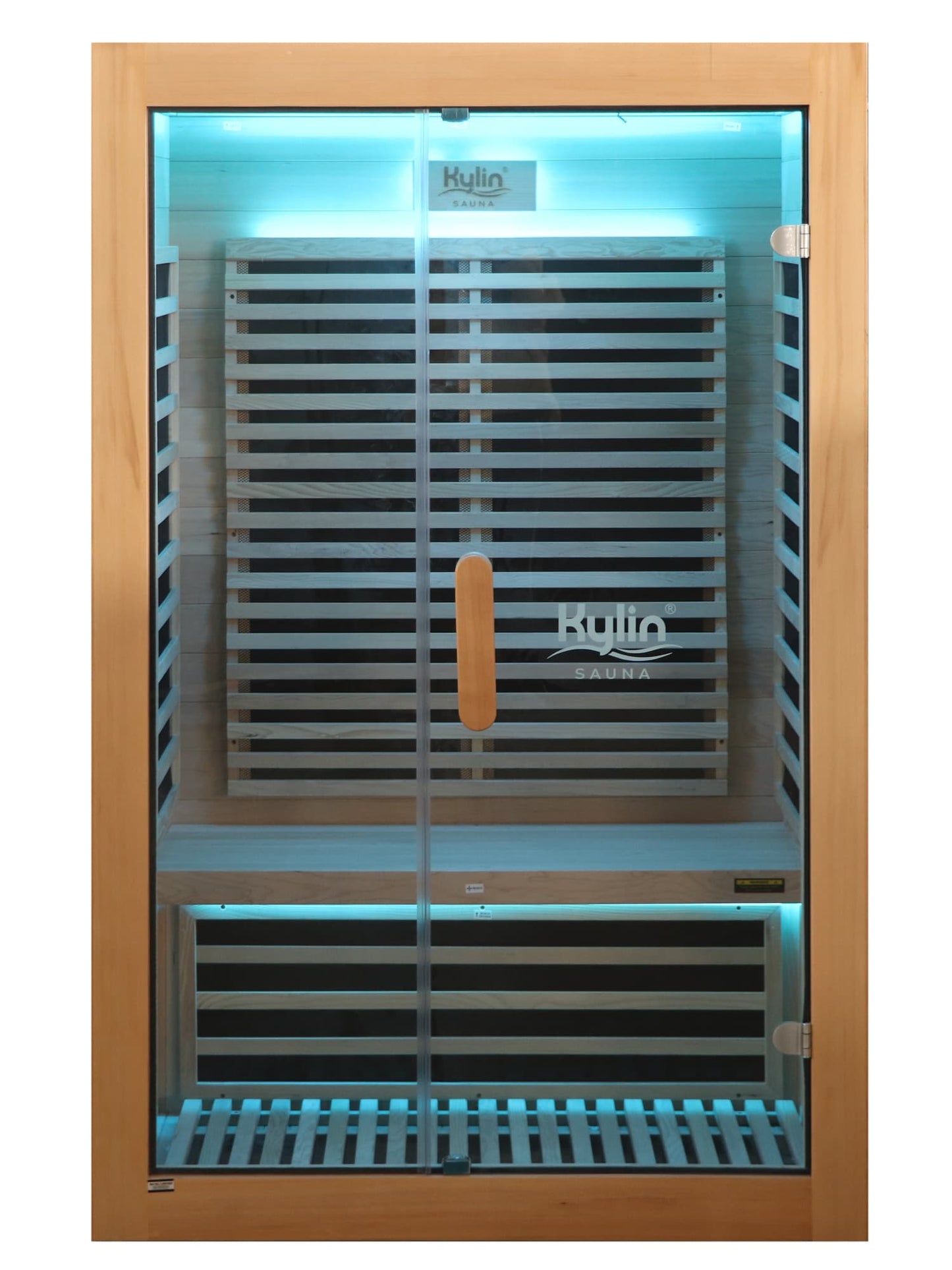 Kylin Low EMF Carbon Infrared Sauna 2 Person with floor heater H6201-F