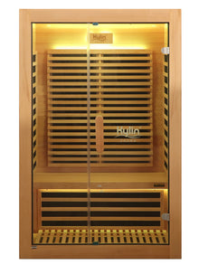 Kylin Low EMF Carbon Infrared Sauna 2 Person with floor heater H6201-F