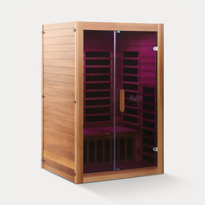 Kylin Low EMF Premium Cedar Infrared Sauna Room 2 Person H6204 (Floor Heater included)