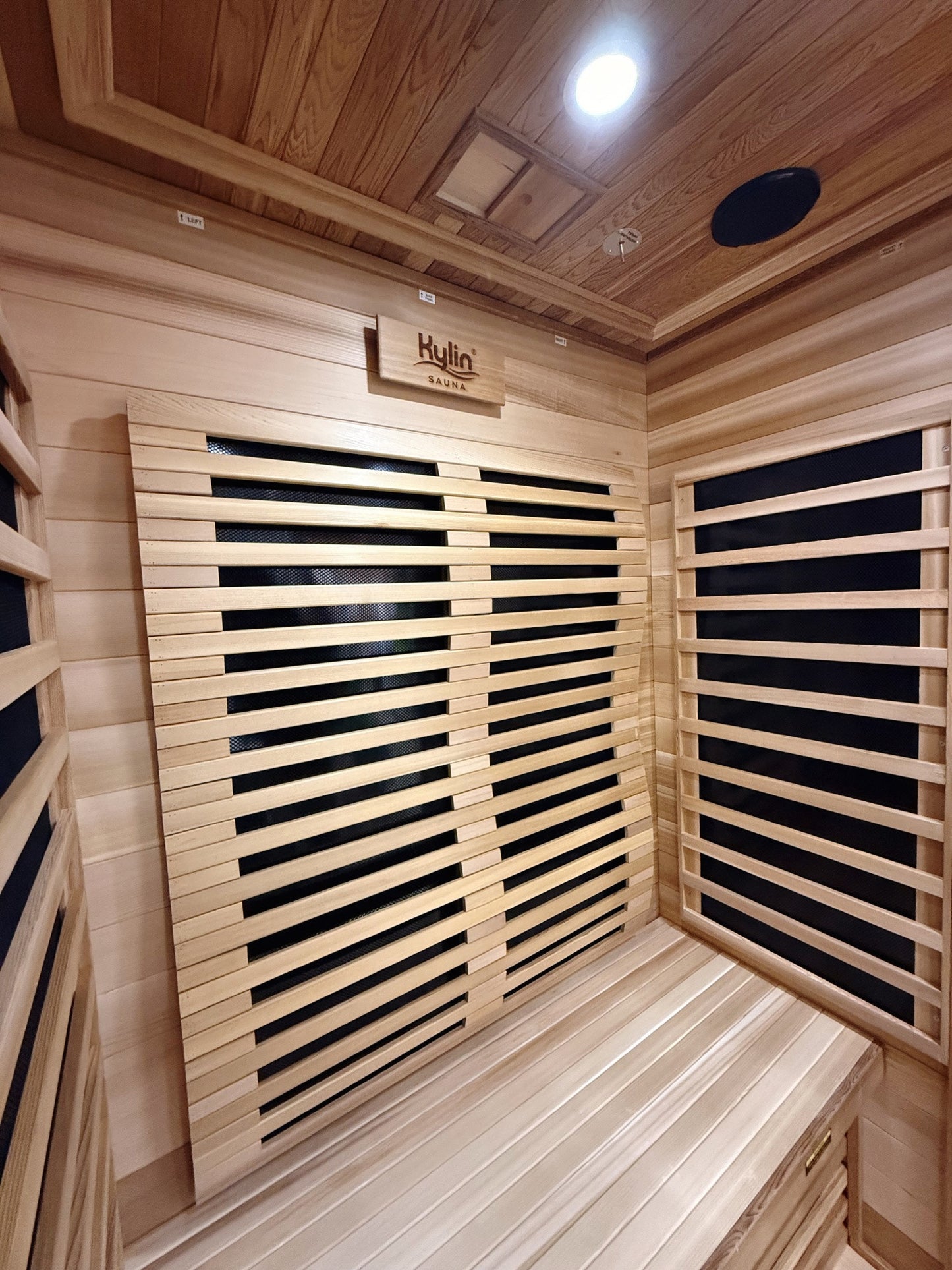 Elite - Kylin Low EMF Premium Cedar Infrared Sauna Room 2 Person - H6202-C