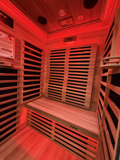 Elite - Kylin Low EMF Premium Cedar Infrared Sauna Room 2 Person - H6202-C