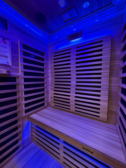 Elite - Kylin Low EMF Premium Cedar Infrared Sauna Room 2 Person - H6202-C