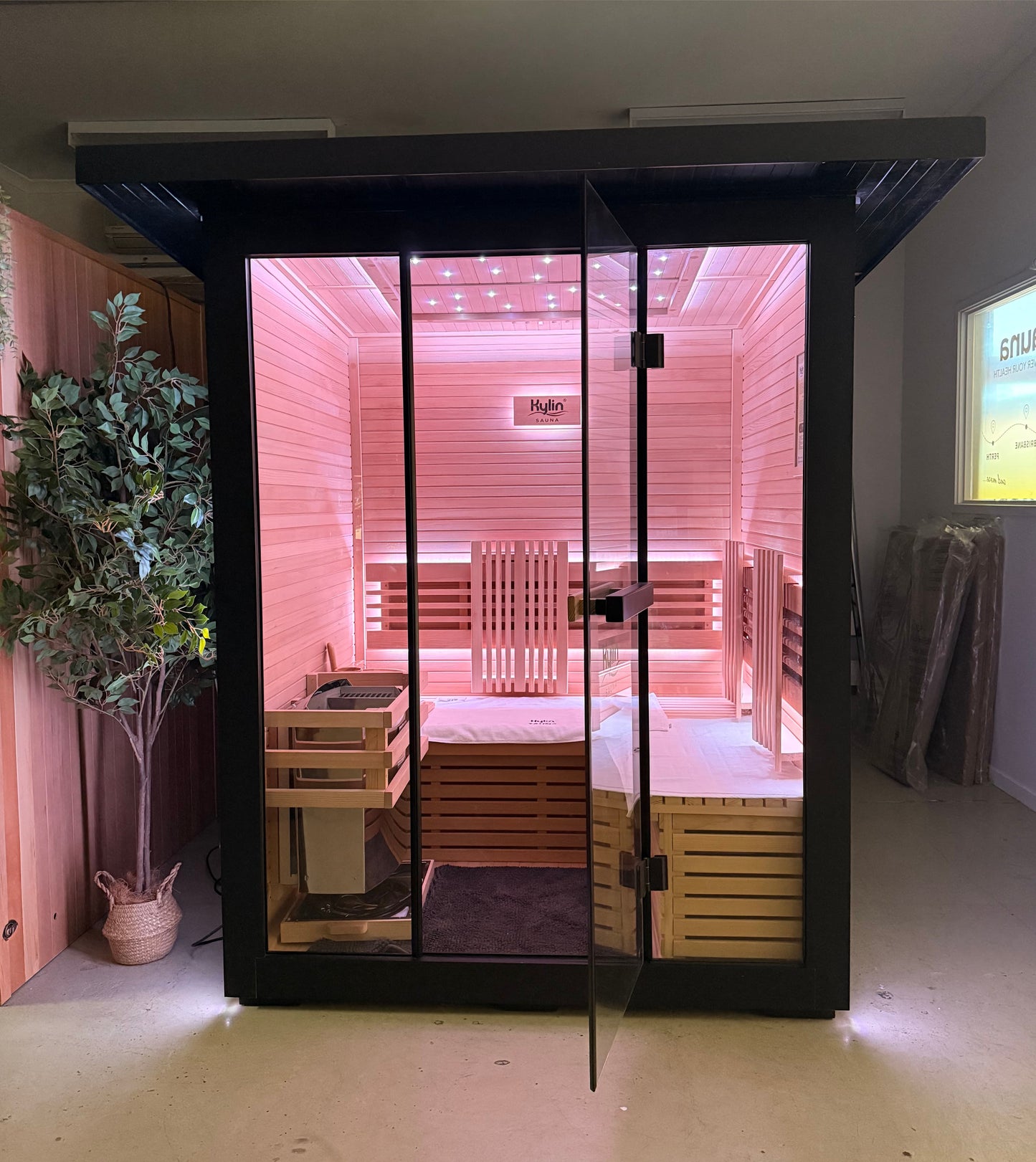 Kylin Outdoor Steam Sauna Room 2 Person LB301