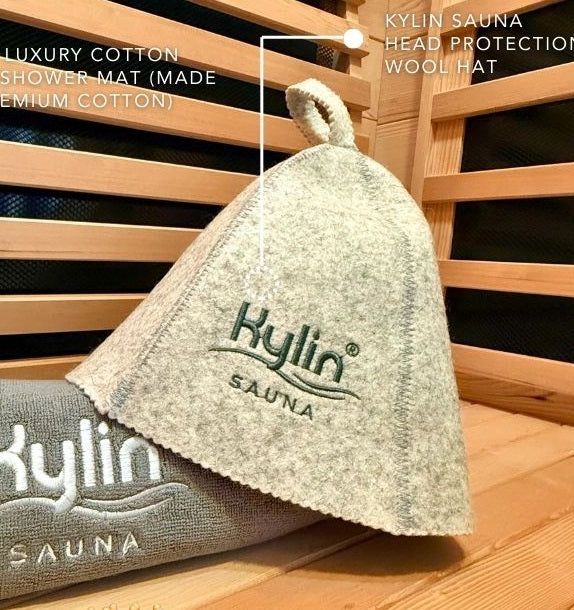 Kylin Sauna Head Protection Wool Hat