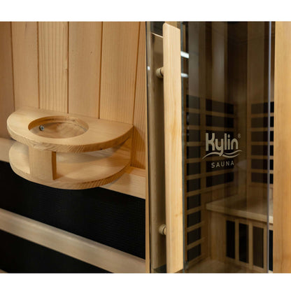 Kylin Low EMF Carbon Infrared Sauna Room 3 Person QD-D3