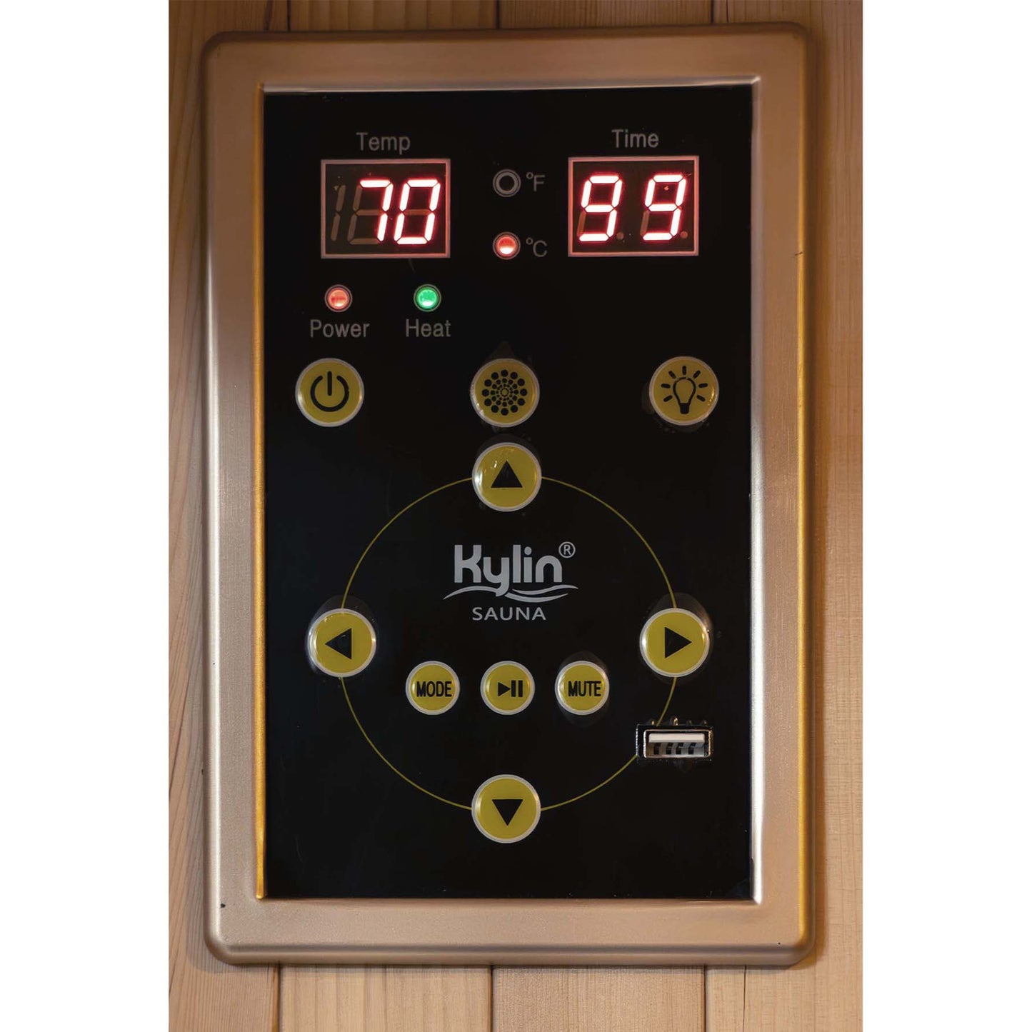 Kylin Low EMF Carbon Infrared Sauna Room 3 Person QD-D3
