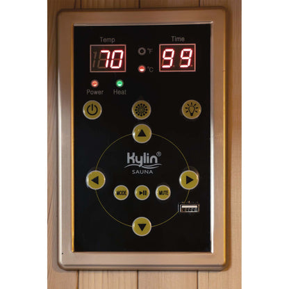 Kylin Low EMF Carbon Infrared Sauna Room 3 Person QD-D3